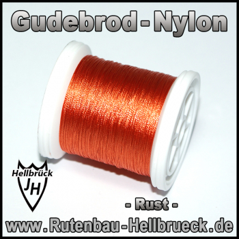 Gudebrod Bindegarn - Nylon - Farbe: Rust -A-